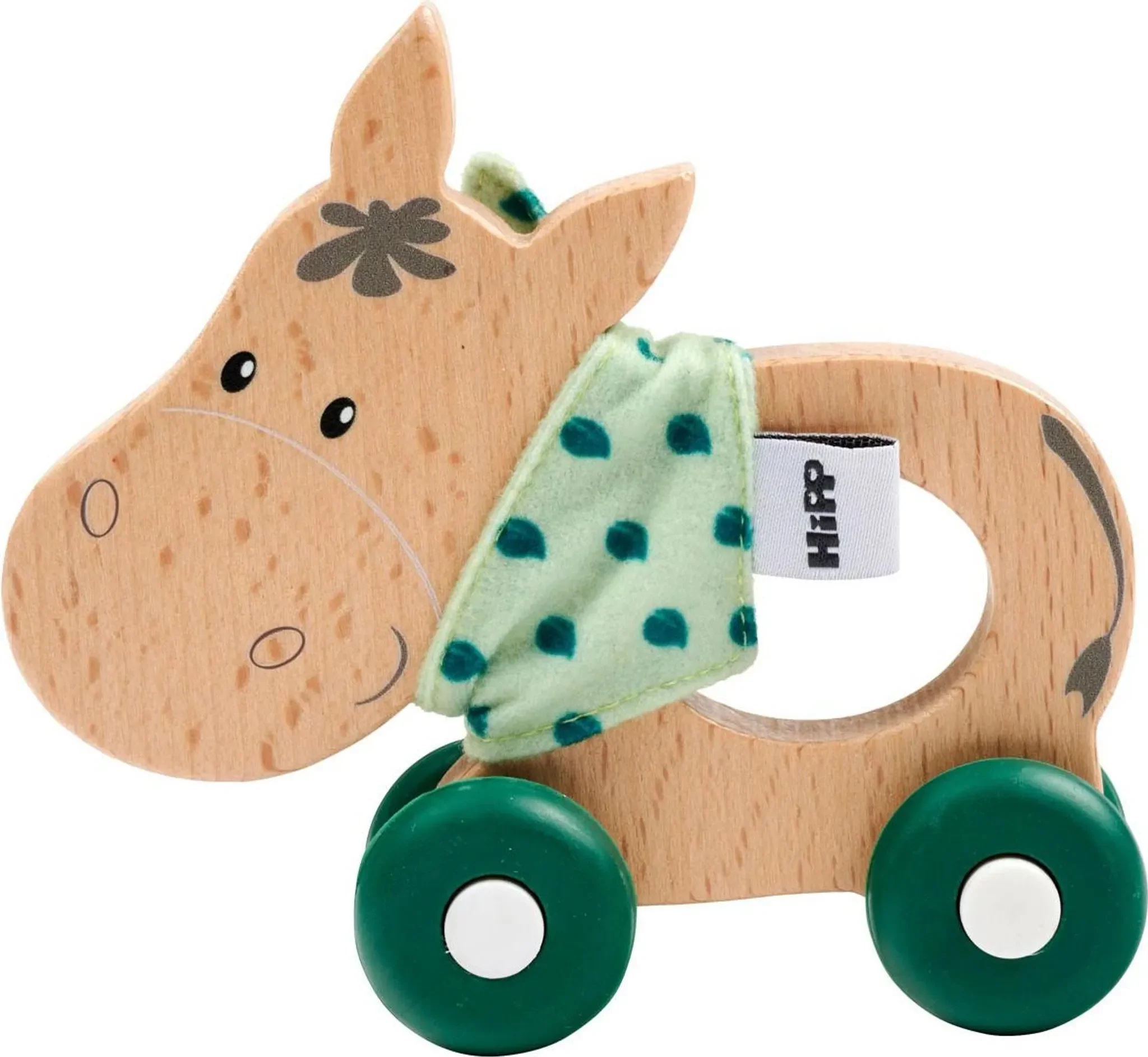 Baby HIPP Schiebe-Esel – Holzschiebetier für Kleinkinder
